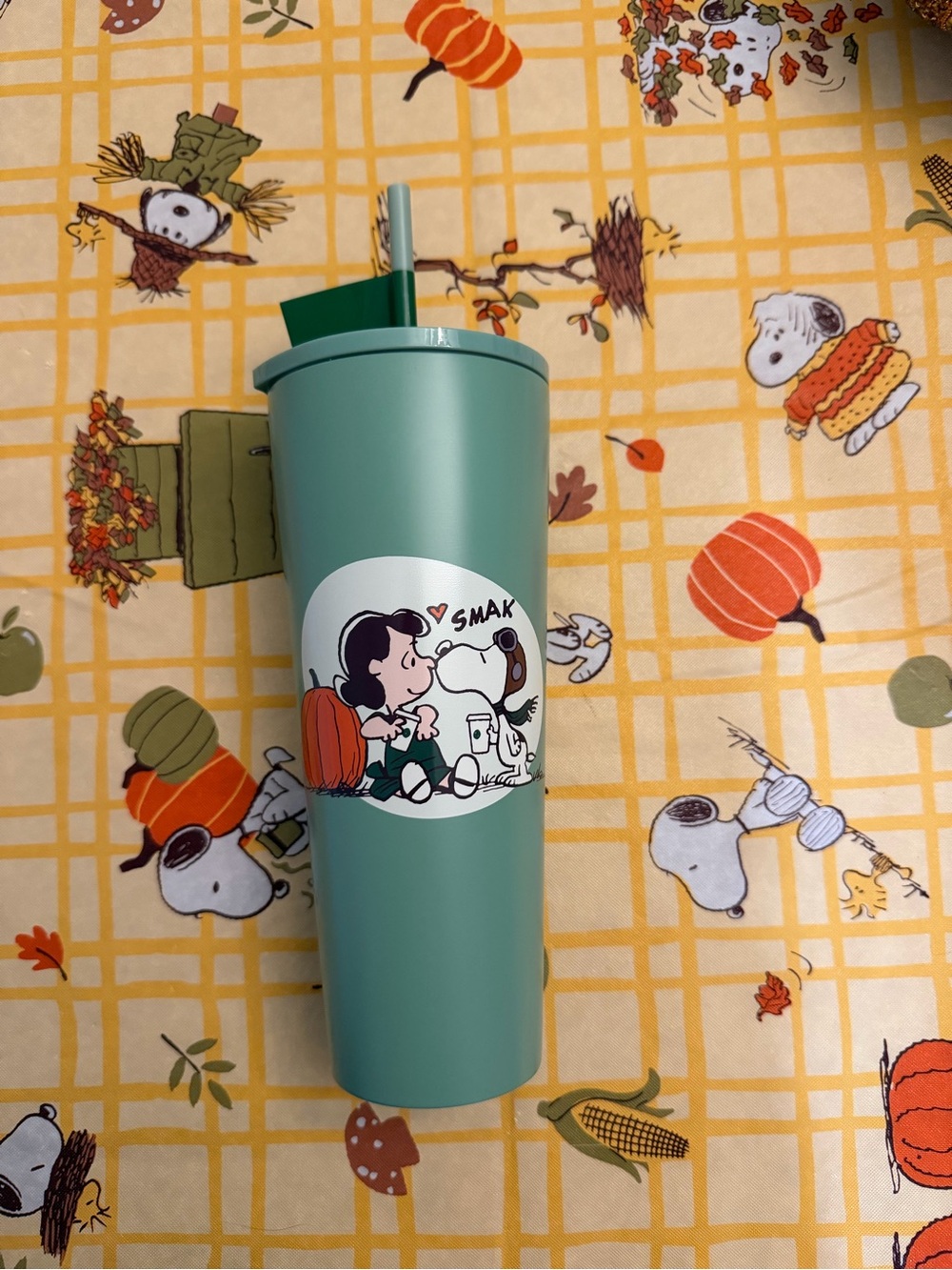 NWT Starbucks Snoopy Stainless Steel Cup